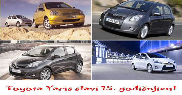 Toyota Yaris slavi 15. godišnjicu!