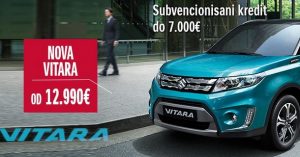 Do novog Suzuki automobila uz mesečnu ratu već od 89 evra