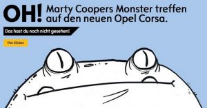 Opel Corsa – novi protagonista u kreacijama internet karikaturiste Martija Kupera (Marty Cooper)