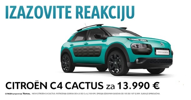 Citroën C4 Cactus donosi više zabave u vaš život