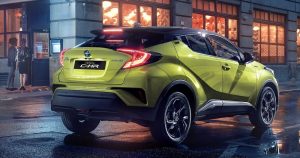 TOYOTA C-HR NEON LIME powered by JBL