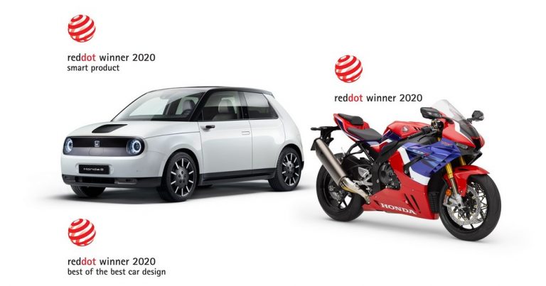 Honda osvojila tri  Red Dot nagrade za dizajn, uključujući i „Best of the Best 2020“ za Hondu E
