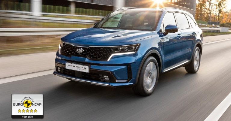 Sorento sa 5 zvezdica za bezbednost na Euro NCAP testovima