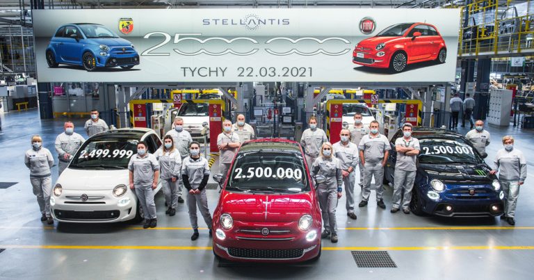 Fabrika grupe Stellantis u poljskom gradu Tihi proslavila je  proizvedenih 2,5 miliona vozila Fiat 500
