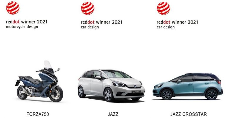 Honda osvojila 2021. Red Dot nagrade za modele Jazz i Jazz Crosstar kao i Forza 750 skuter