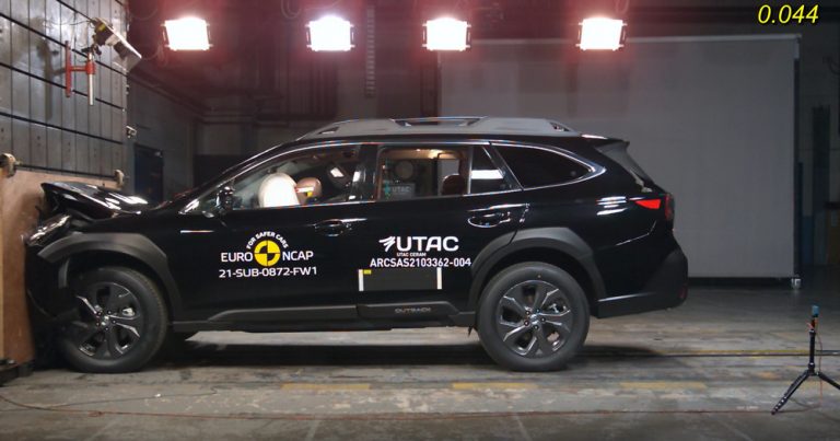Potpuno novi Subaru Outback objavljuje najbolje rezultate na 2021  EuroNCAP* Safety Testu