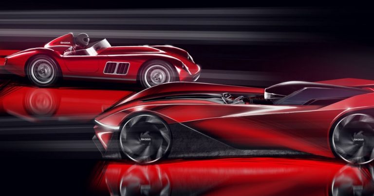 ŠKODA VISION GT: model digitalnog emotivnog dizajna, potpuno električnog trkačkog automobila
