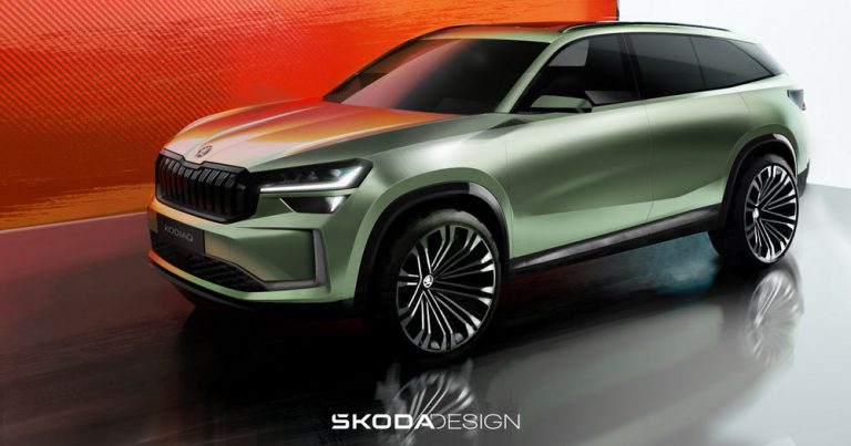 Škoda Auto otkriva skice spoljašnjosti automobila potpuno novog modela Kodiaq
