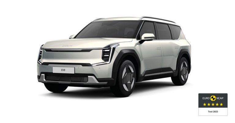 Kia EV9 dobio pet zvezdica na testovima Euro NCAP