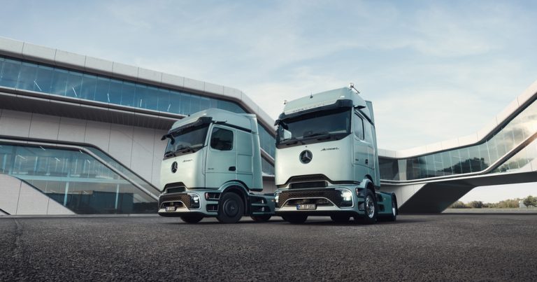 Još veća efikasnost na putu: novi Actros L iz Mercedes-Benz Trucks-a sa svojom futurističkom ProCabin kabinom, još boljom aerodinamikom i dodatno optimizovanim sistemima asistencije vozaču