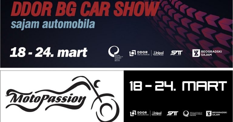 Sajam automobila DDOR BG CAR SHOW 09 i 18. Motopassion od 18. do 24. marta na Beogradskom sajmu